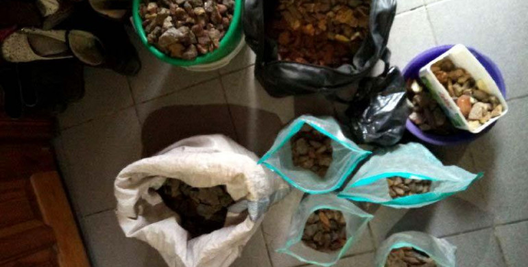 "Гарний улов": На Рівненщині вилучили більше 25 кг бурштину